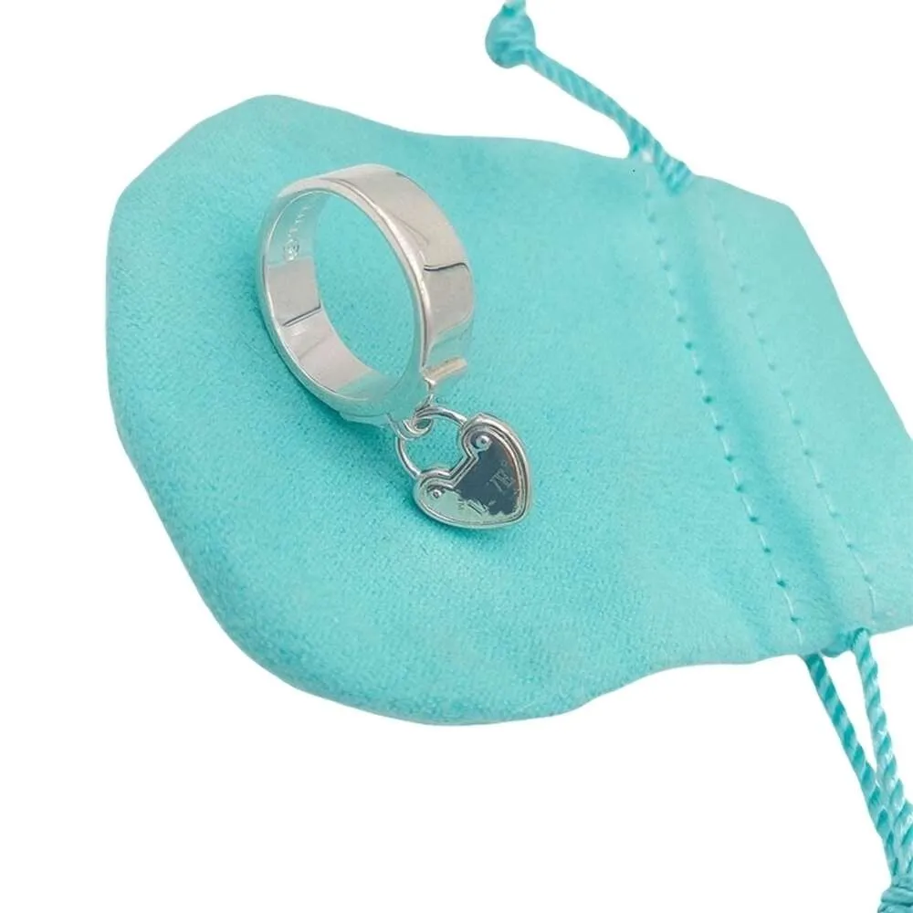 Кольца Tiffiny, дизайнерские женские кольца оригинального качества, легкие роскошные простые ювелирные изделия с кольцом любви, ювелирные изделия с принтом в виде слова любви