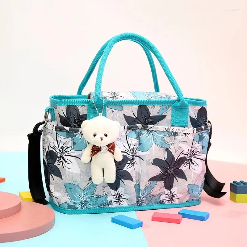 Evening Bags Diaper Bag Canvas Portable Wet And Dry Separation Mother Baby Single Shoulder Cross-body Multi-functional Bottle