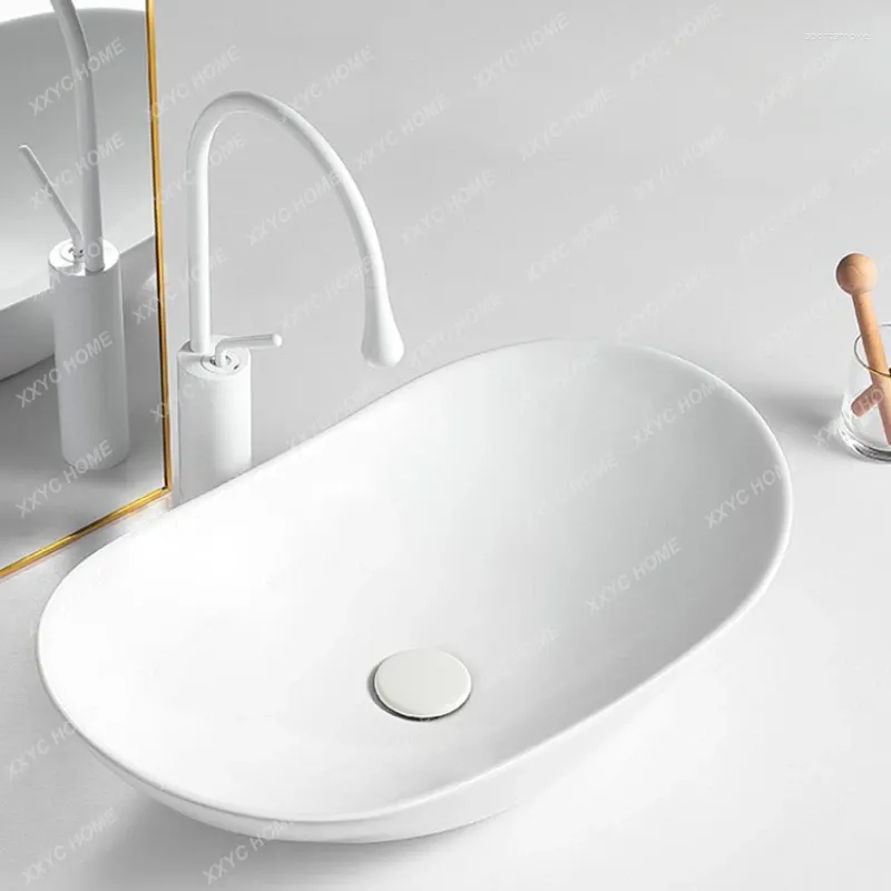 Banyo Lavabo muslukları İskandinav tuvalet masası havza yıkama tek yaratıcı sanat iç içi serinamik balkon washbasin ev