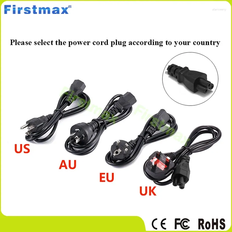 Computer Cables Power Cord With US/EURO/UK/AU PLUG For Adapter Charger