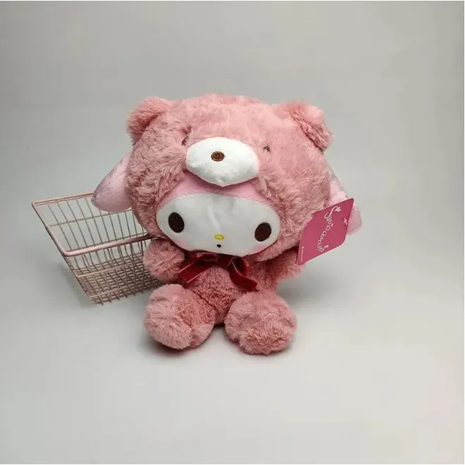 Wholesale cute bear kuromi plush toy children's game playmate holiday gift claw machine prizes