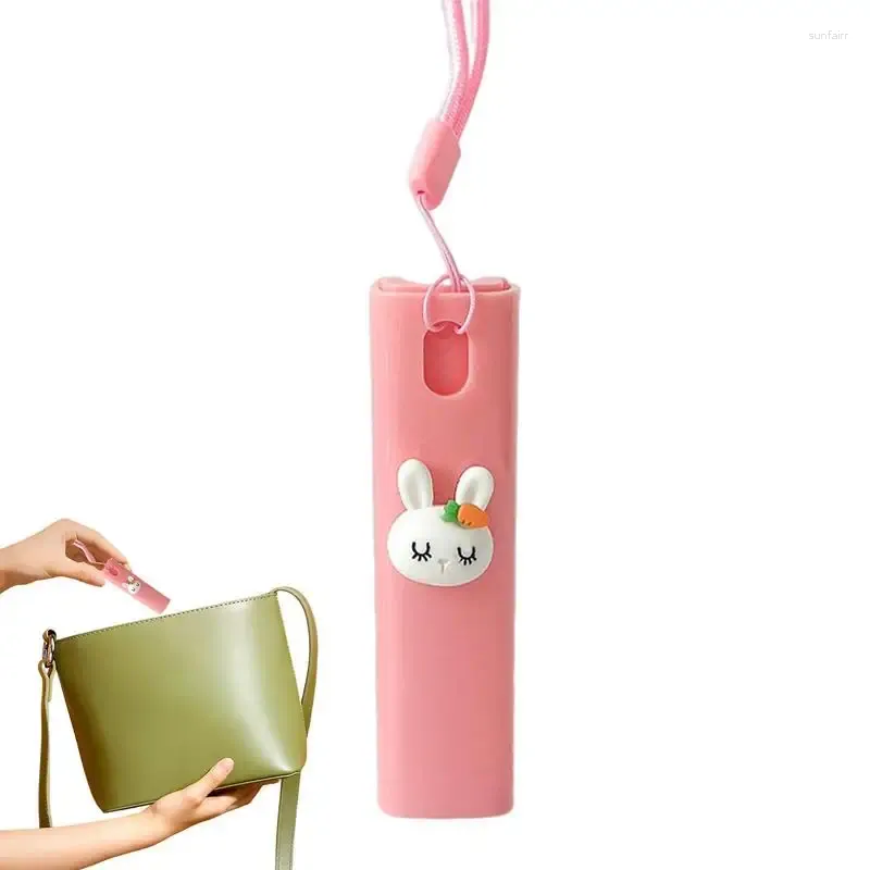 Lagringsflaskor Travel Spray Bottle Mini Cartoon Atomizer Size Accessories Parfym för camping