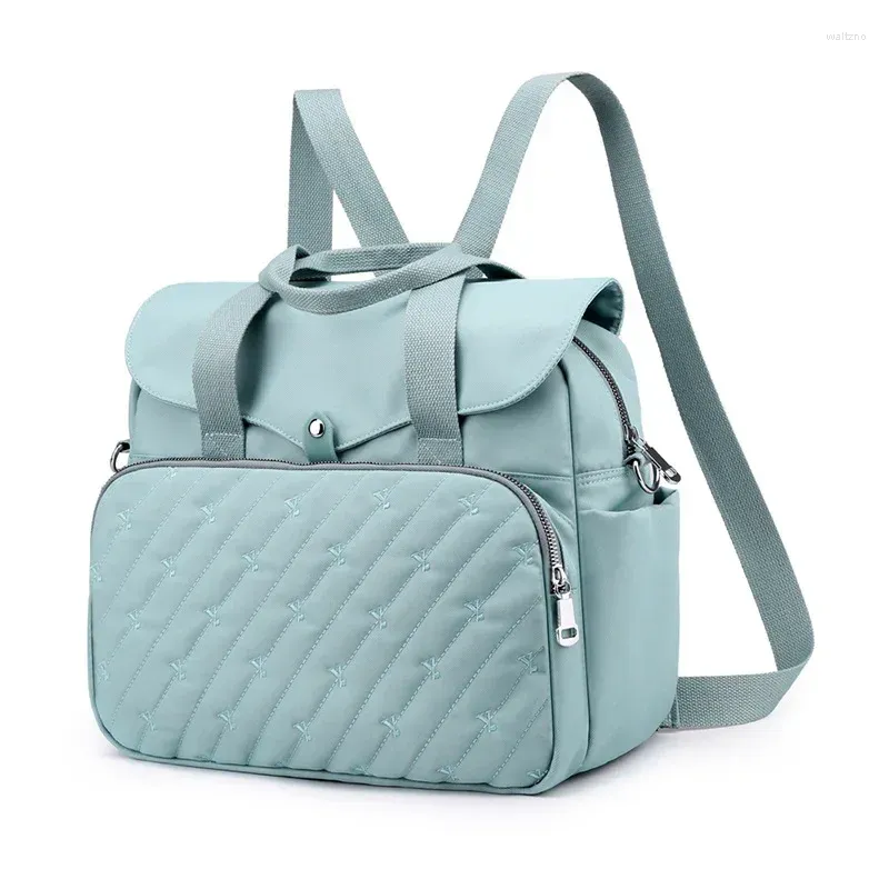 Sacs de soirée Marque Sac à bandoulière pour femme Broderie Mode USB Téléphone portable Chargement Sac à dos polyvalent Ordinateur