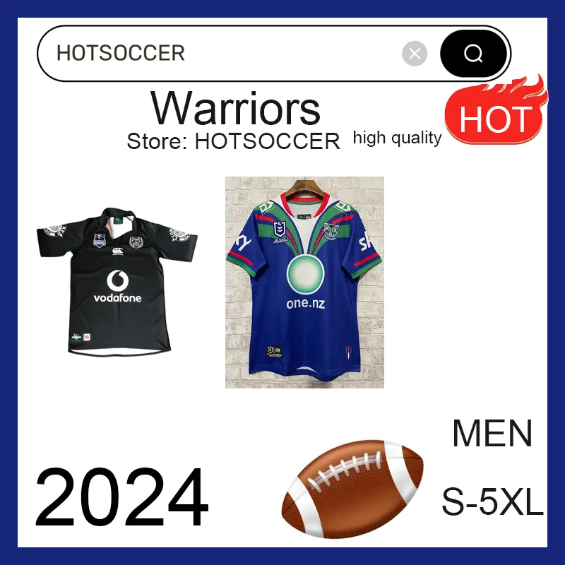 2024 Warriors Rugby Jerseys South Englands African Ireland Rugby Black Rugby Scotland Fidżi 24 25 Worlds Rugby Jersey Home Away Mens Rugby koszulka koszulka