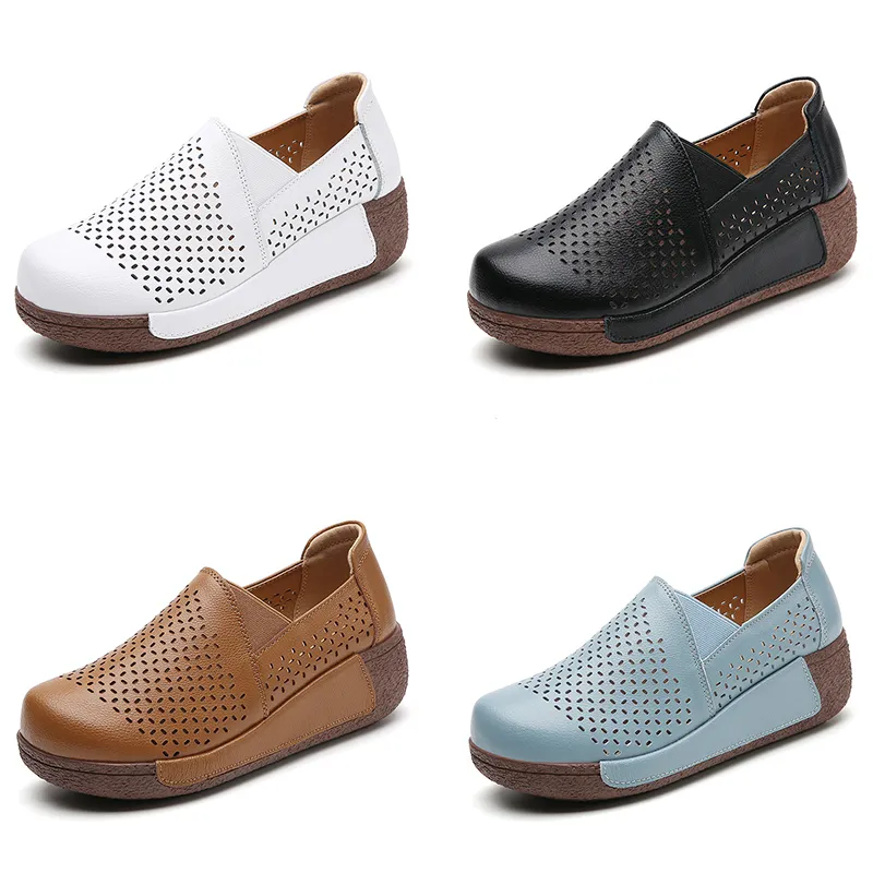 Hommes Femmes Chaussures Casual Blanc Marron Bleu Noir Respirant Hommes Femmes Baskets Sport Baskets Taille 35-42 GAI