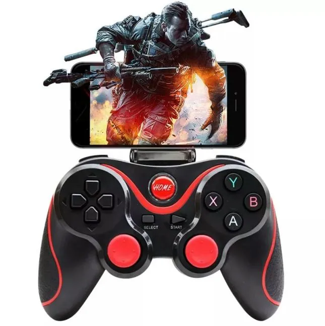 Contrôleur de jeu joystick sans fil bluetooth téléphone portable manette de jeu console pour iPhone Huawei Samsung Xiaomi1357823