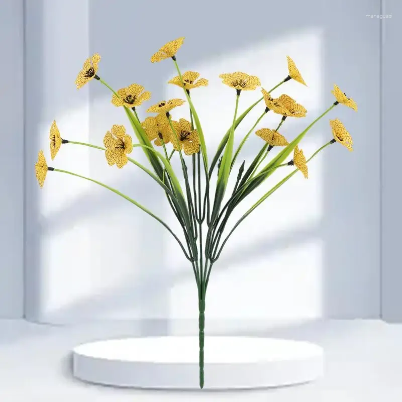 Decorative Flowers Stunningly Realistic Simulation - Bring The Beauty Of Purple Violets Into Your Home With Our Premium Quality Plastic Fa