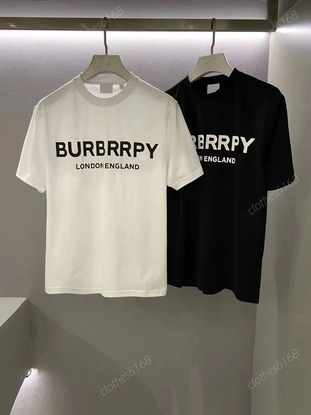 burry t shirt mens designer tshirt sommaren England lyxiga korta ärmstoppar tees mode högkvalitativ tung tshirts mens bomull t shirt