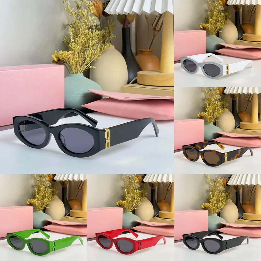 Sunglasses for Women Men Summer 11W Designers Style Anti-ultraviolet Retro Plate Oval Full Frame Glasses Random Box 11WS Designer Sunglasses Women