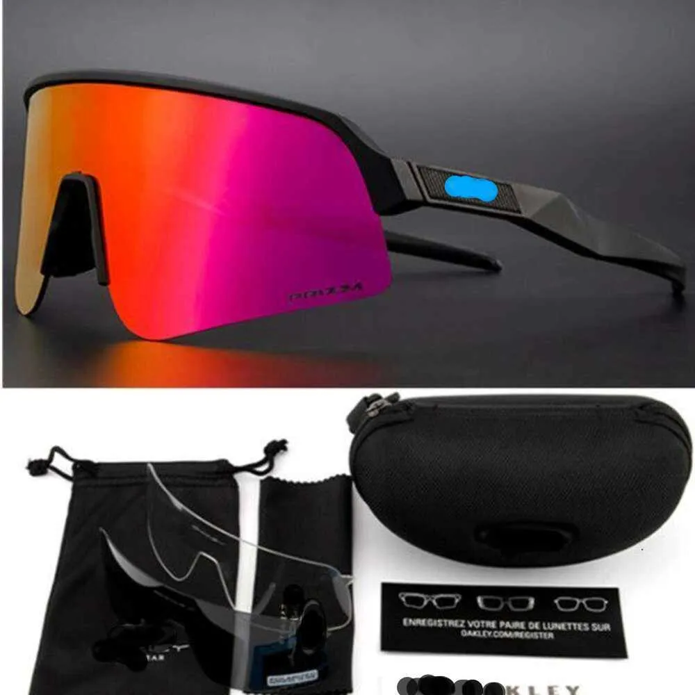 Lunettes de soleil Oakleies de créateur Lunettes de cyclisme Oaklys Résistant aux UV Protection des yeux polarisée ultra légère Sports de plein air Lunettes de course et de conduite 2024