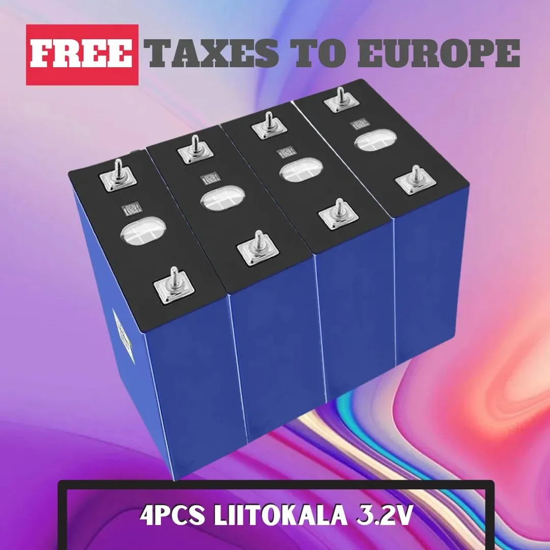 4PCS Liitokala 3,2 V 302AH LifePo4 Akutle 4000 Cykl dla DIY 12 V 24 V 36 V 48 V 310AH Solar Energy Solar Panelu słoneczny