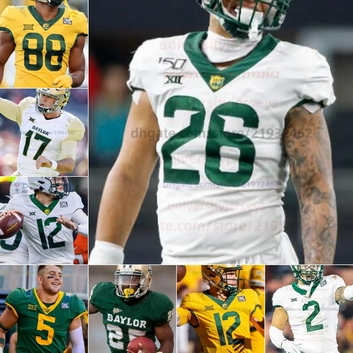 Football Player Baylor Football Jersey 2019 Save Big On Bulk