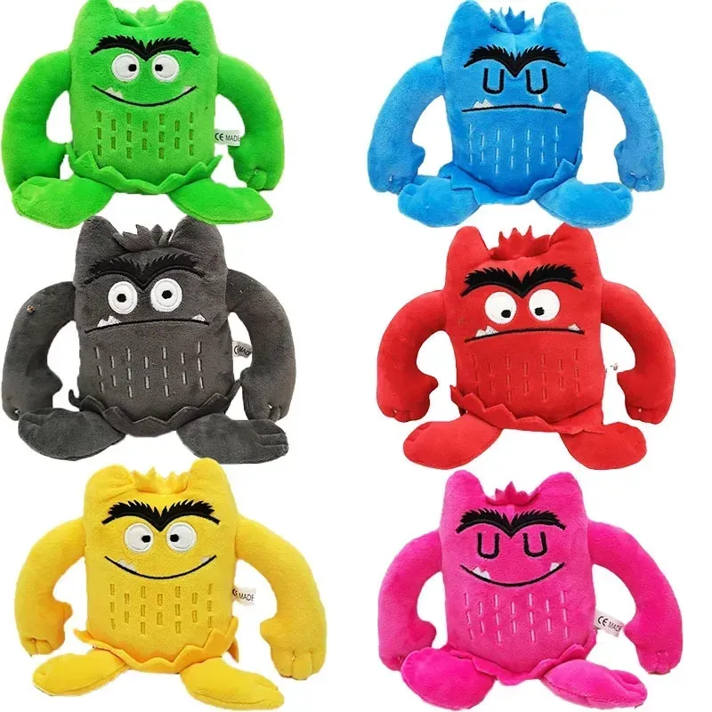 Cartoon Plush Toy Stuffed Plush Toys 15cm The color monster Children's My Emotional Little Monsters Kids Gifts