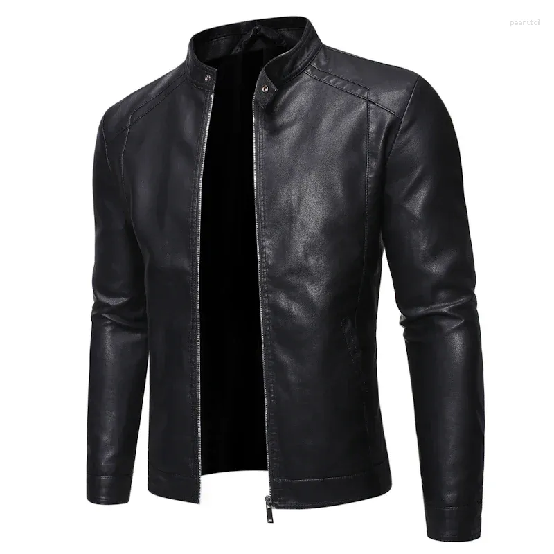 Vestes pour femmes Veste de motard noire pour hommes