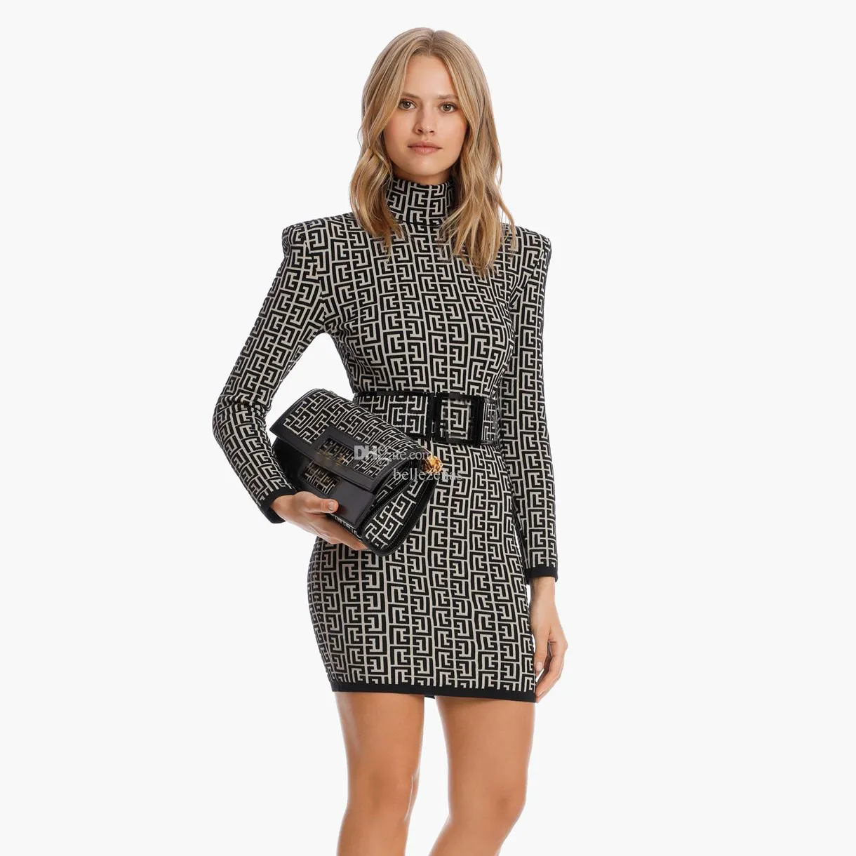 knee length dresses for ladies Hollow Out Long Sleeve Knitted Mini Dress Women Sexy White Bodycon Sli –  Divahotcouture