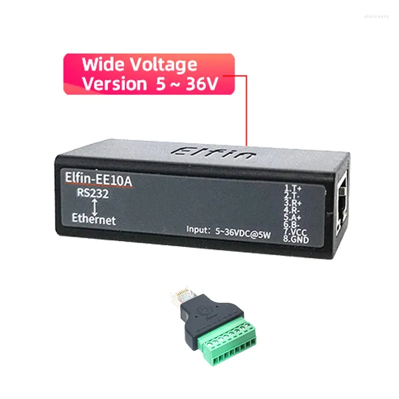 Port série de contrôle de maison intelligente RS232 vers convertisseur de serveur de périphérique Ethernet IOT Elfin-EE10 EE10A prise en charge du protocole TCP/IP Telnet Modbus TCP