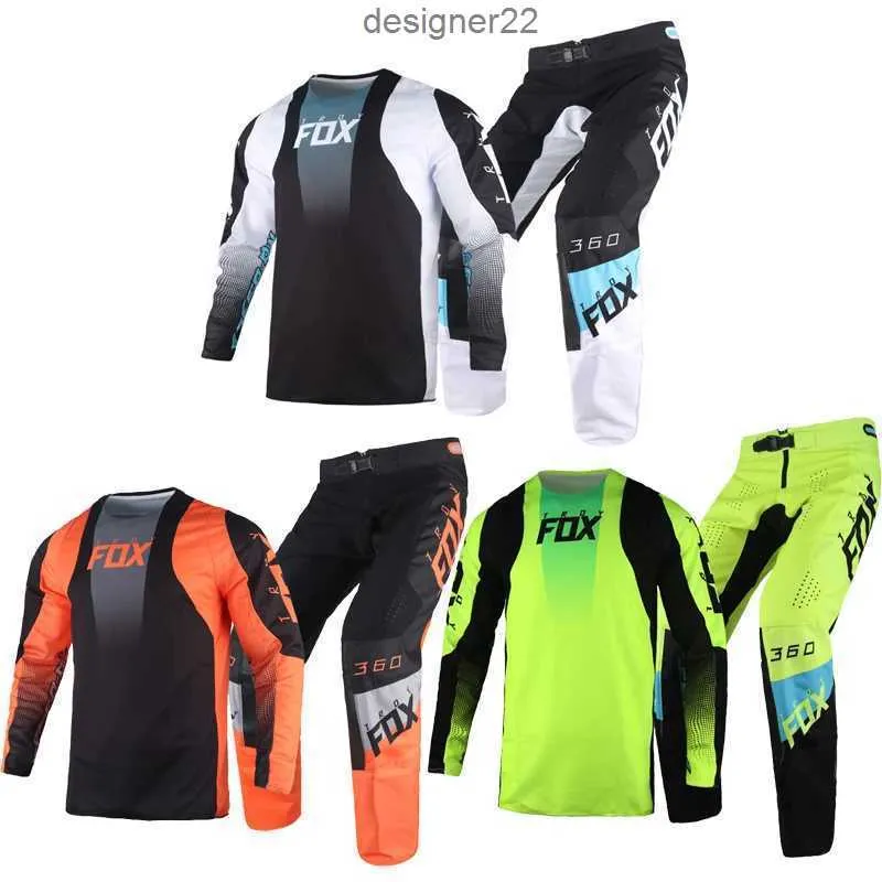 Mirer 2022 Jersey Pant Combo Troy Fox 360 Merz MX Gear Set Motocross Racing Suit Motorcykel Offroad för män som rider Dier