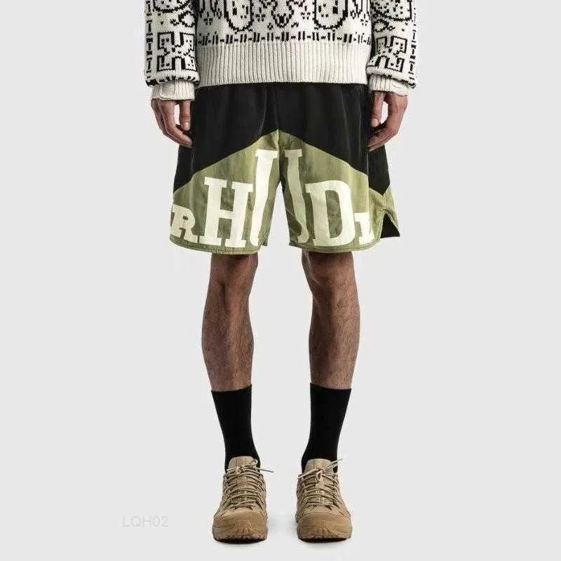 Mäns shorts designer korta män korta man skott rhude korta shorts korta basketbyxor kort för kvinnor män unisex gyms träning snabb torkning sommar 48de