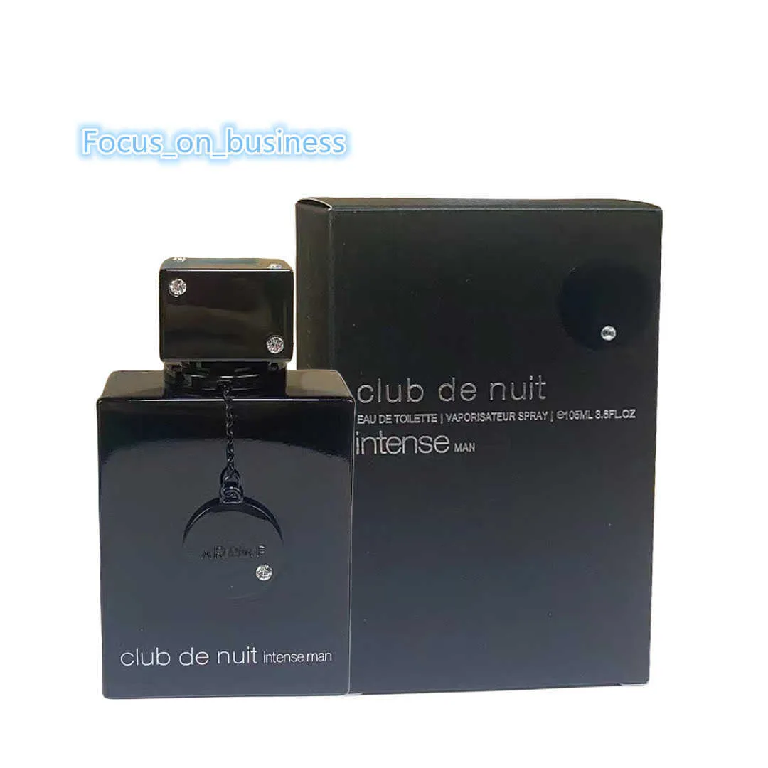 Parfum pour hommes de marque originale Armaf Club de Nuit Intense pour hommes parfums de dubaï longue durée Eau de parfum 105mL