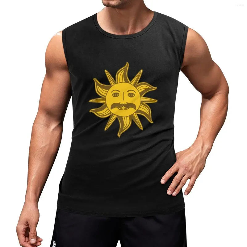 Canotte da uomo King Arthur Sun Top senza maniche Camicie da palestra Abbigliamento bodybuilding T-shirt da uomo