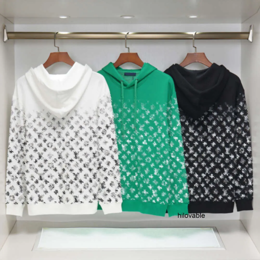 No logo fashions hilovable felpe firmate per uomo donna pullover felpa con cappuccio felpa stampata lettera manica lunga maglione girocollo maglione allentato con cappuccio bianco nero lettino