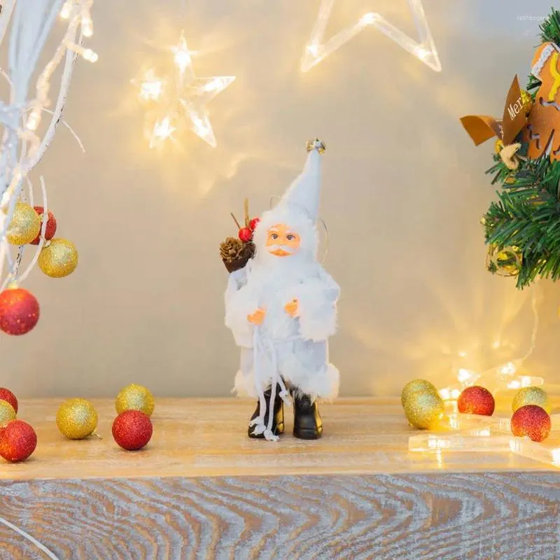 Décorations de Noël, poupée de père noël, décoration de bureau, arbre, porte murale, Durable