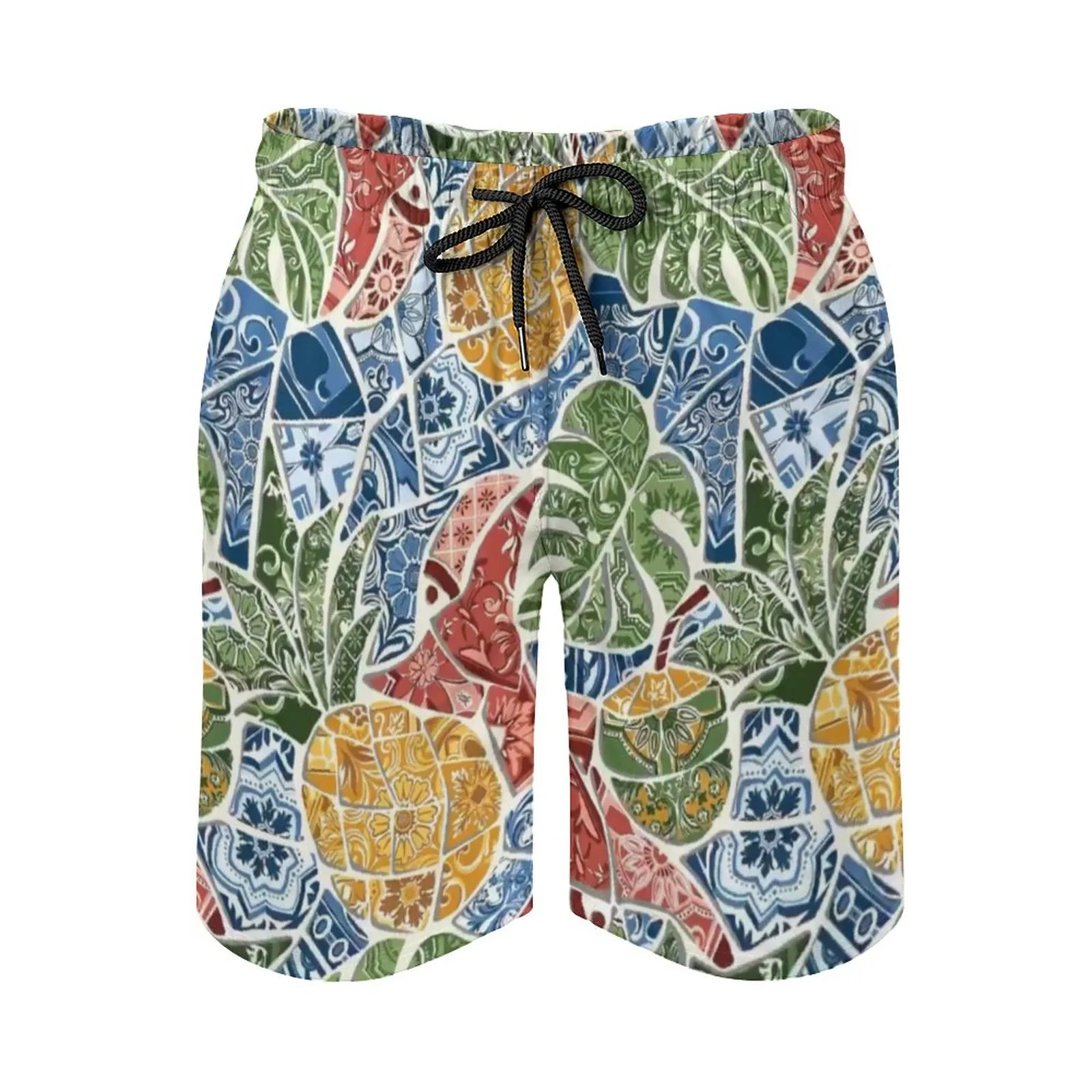 Pantalon de plage personnalisé pour hommes avec poche, respirant, confortable, pas facile à boulocher, cordon de serrage rapide et conception en maille, velours pêche décontracté, ample, 170g, couleur contrastée