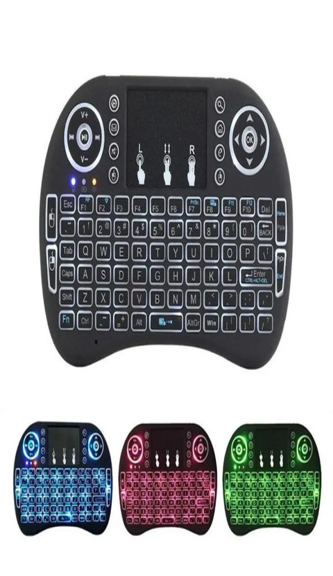 1PCS I8 Mini Keyboard 24g Wireless Fly Air Mouse for MXQ PRO TX3 mini H96 X96 mini Android Tv Box4215207