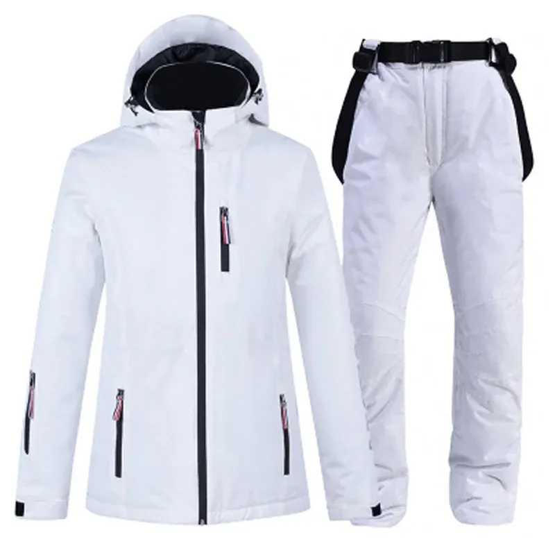 Jackets Winter Ski Skipak Dames Warm Waterdichte winddichte skiën en snowboardpakken Vrouwelijke buitenki jas en broeken Set Ski Coat