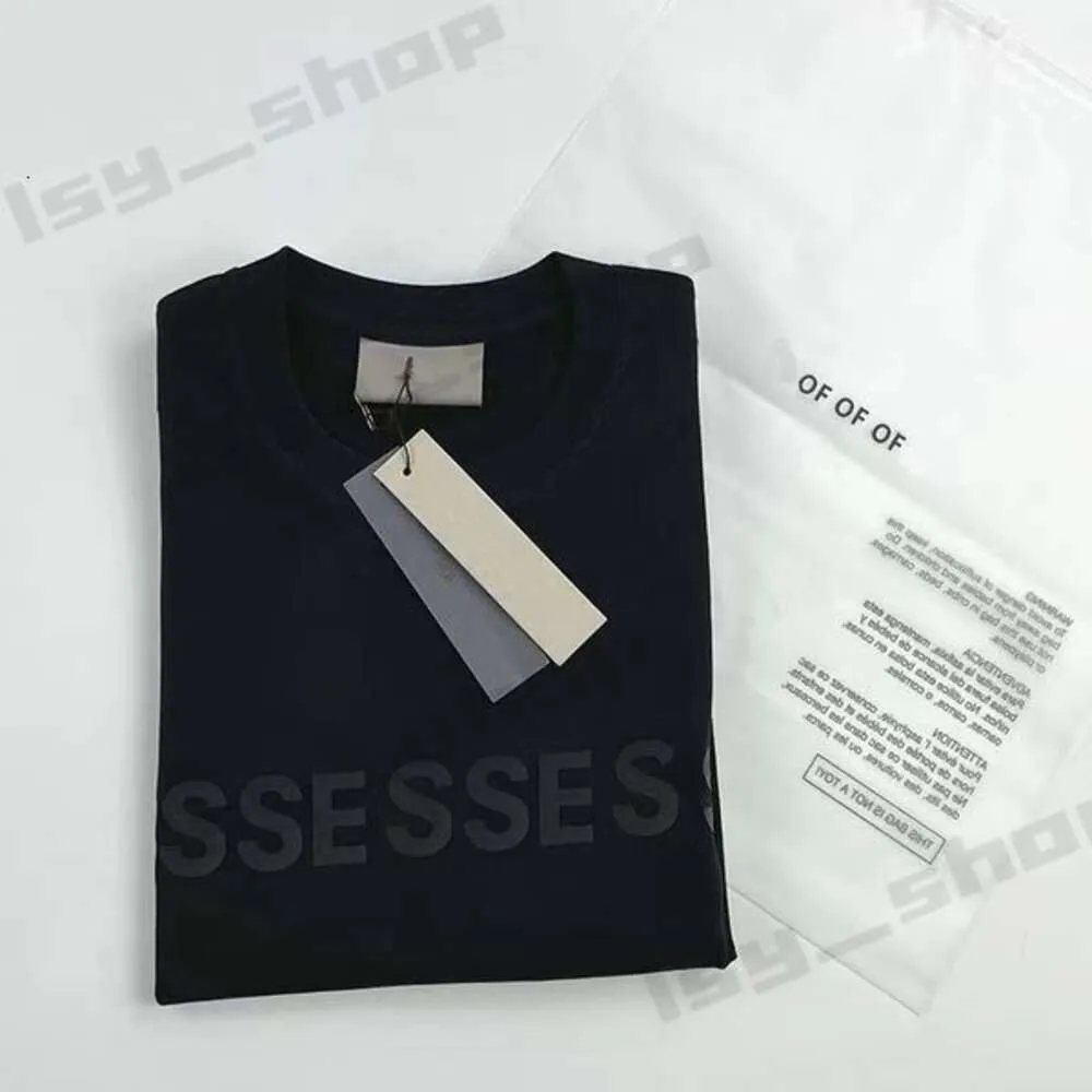 Esse T-shirt Heren T-shirt Designer T-shirts Zomer Mode Simplesolid Zwarte Letter Afdrukken T-shirts Paar Top Wit Heren Shirt Casual Losse Dames Tees 750