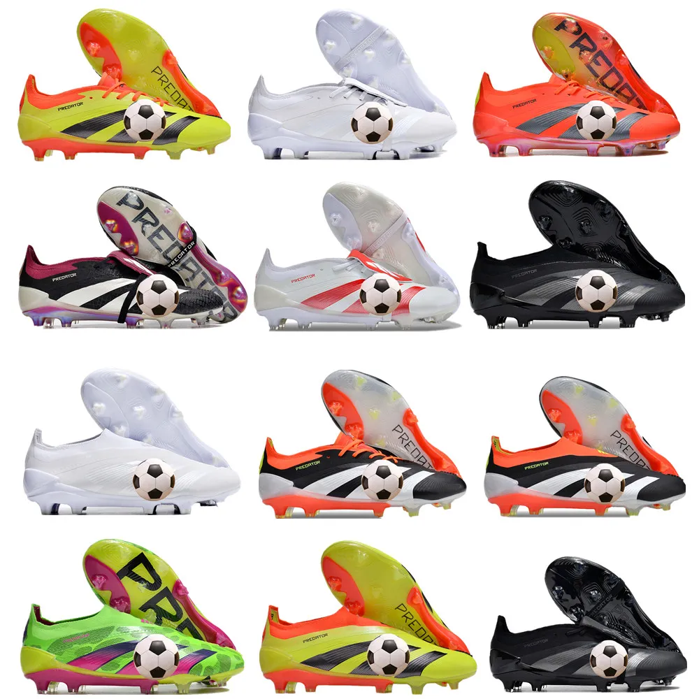 2024 New Soccer Shoes x Predator Elite FG Leyenda قامت بأداء كأس العالم المرابط Balon Te Adoro Mi Histori L Rihla Football Boots Boots