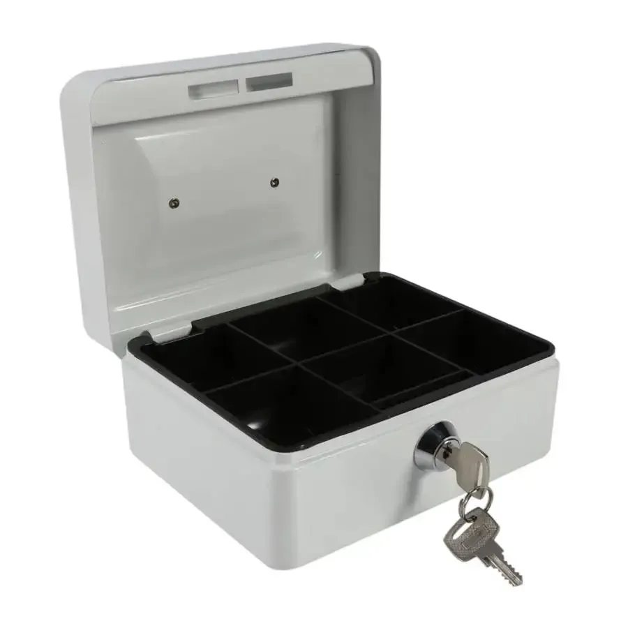 Ringe Mini Key Safe Box Tragbarer Stahl Petty Lockable Bargeldgeld Münzmünze Sicherheitsbox Haushaltssicherheit Schmuck Schmuckstaplinierbox