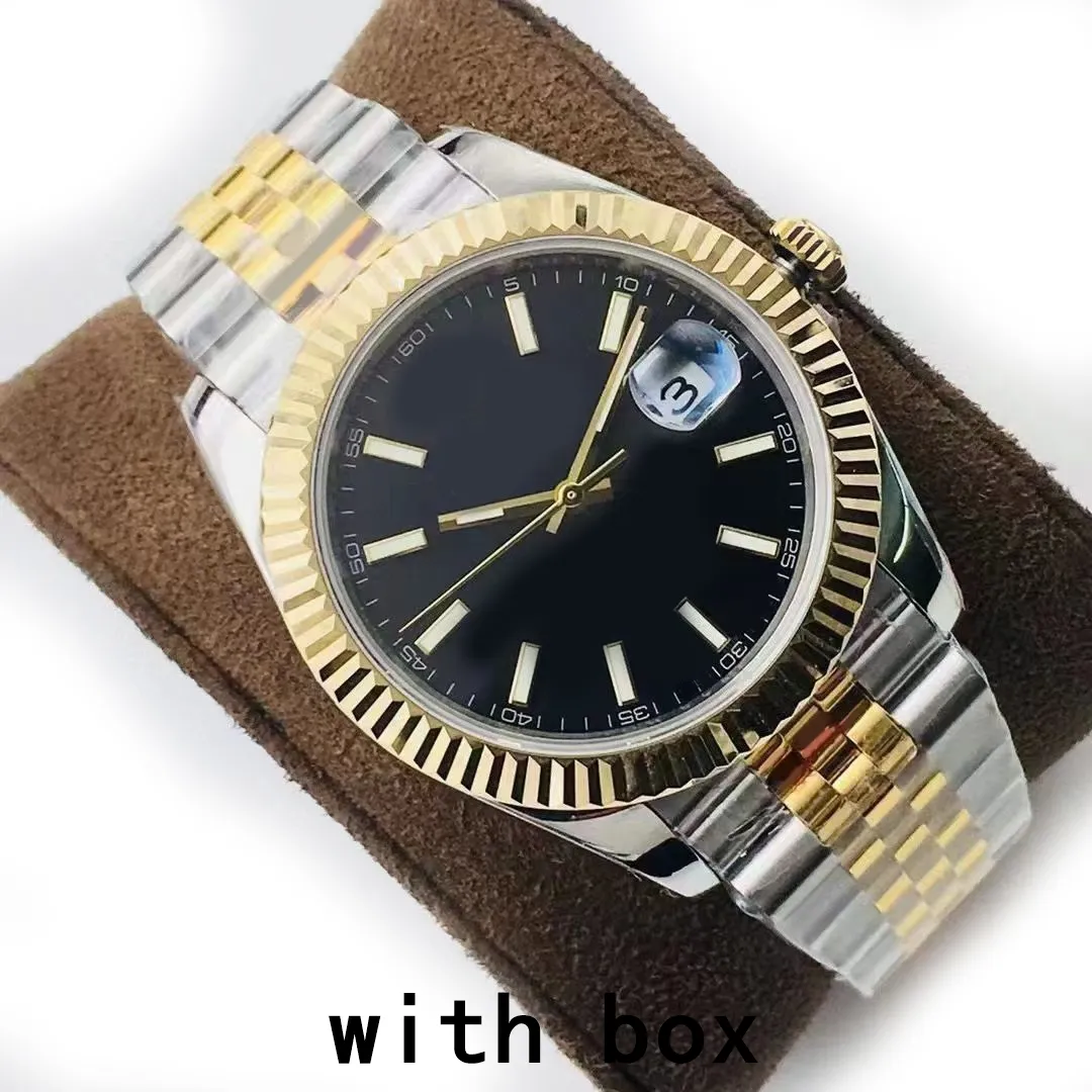 MENNS WATCH 36/41mm MEKANISK Titta 28/31 904L Vattentät DateJust Battery Automatic de Luxe Sapphire All rostfritt stål Designer Watch Quartz Luminous SB007 C23