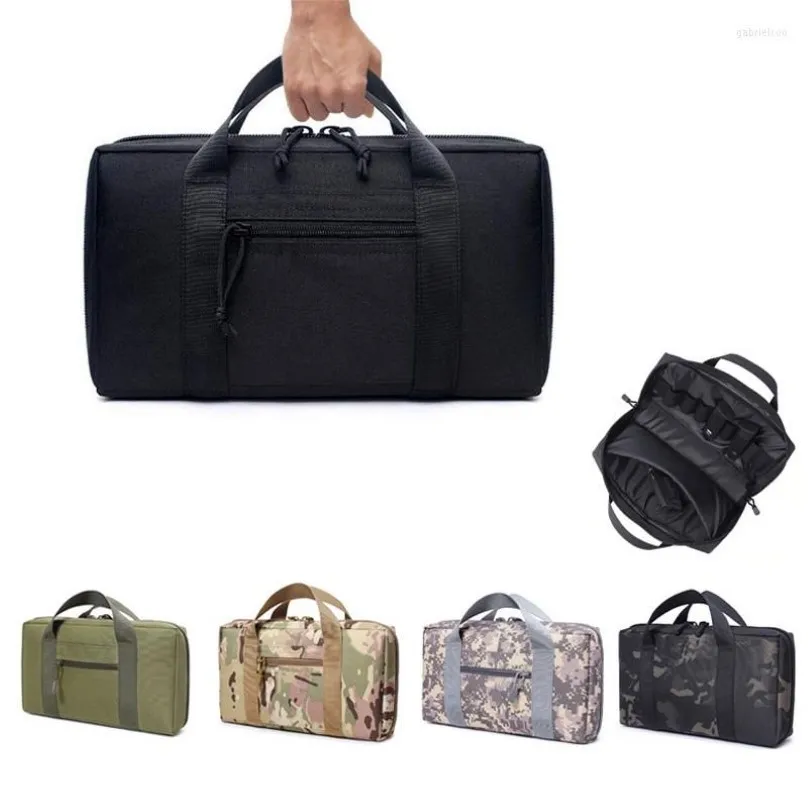 Duffel Bags Universal dolda pistol förvaringspåse Taktisk pistolpistolfodral för 17 Beretta Magazine Pouch Hunting Accessories184f