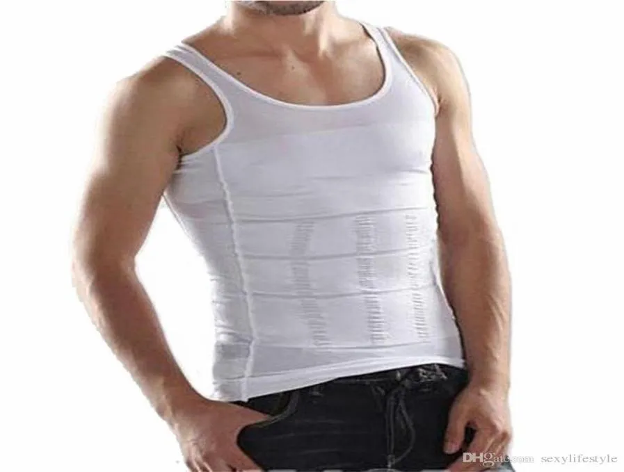 2020 Men Slim Body Shaper Male Waist Cincher Corset Underwear Vest Fashion Corset Compression Body Slim Tummy Belly Waist Shapewea7608886