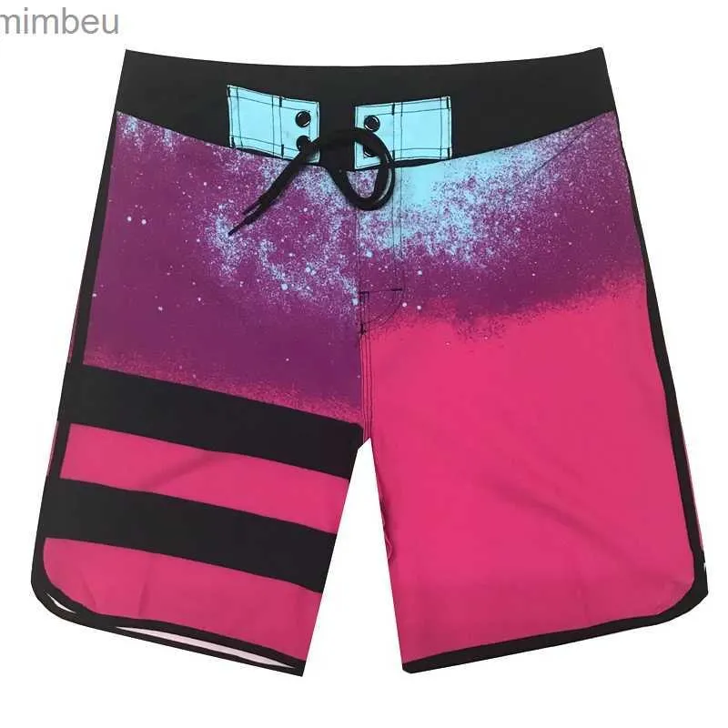 Mäns shorts badkläder herr sommarstrandshorts snabba torrbräda simma shorts bad surf korta löpstammar Bermuda strandkläder plus storlek 240226