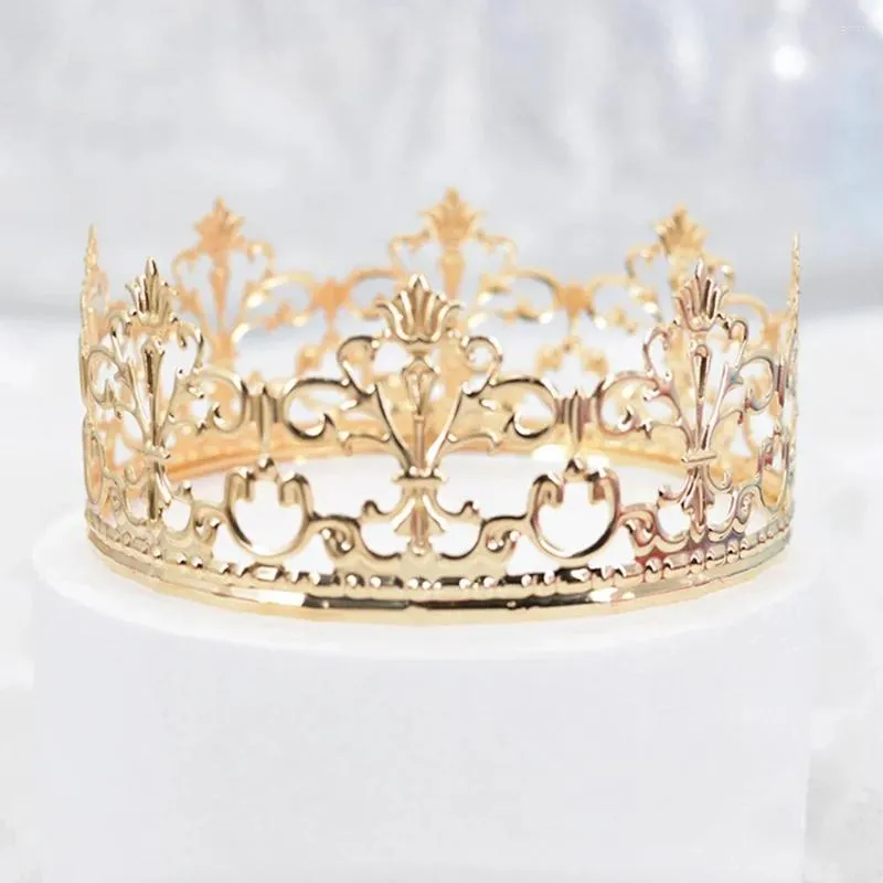 Party Supplies 1pc Crown Cake Topper Decoration Elegant Wedding DIY Birthday Decorating Baking