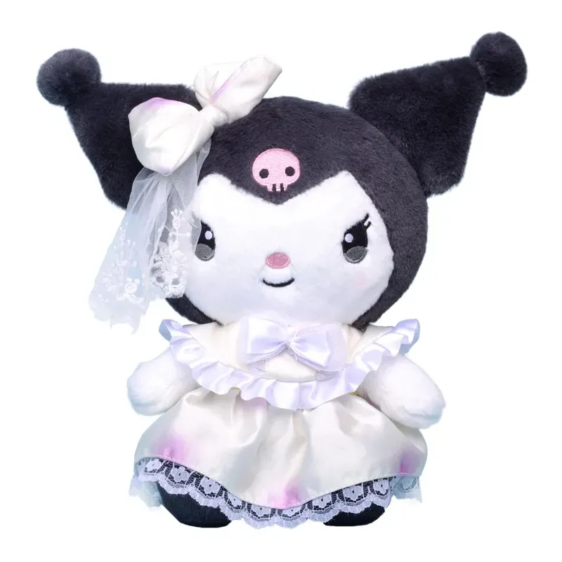 Save Big on Bulk Kuromi Plush Toy Wholesale Plush Toys, Cute Princess Dress  Plush Doll With Bow Headband Soft Stuffed Figure, Holiday Gift Playmate