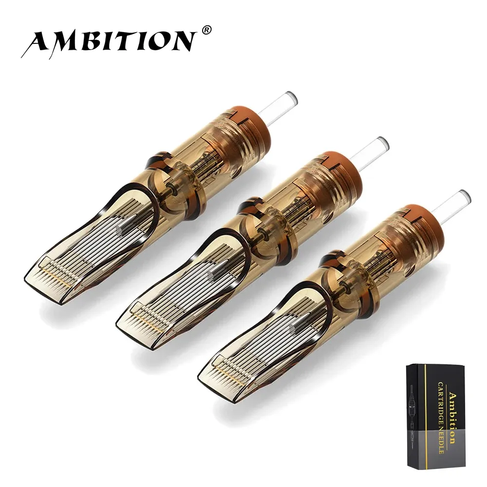Needles Ambition Tattoo Cartridge Needles RM Round Magnum 20st/Lot Disposable Tattoo Needle For Tattoo Permanent Makeup Pen Machine