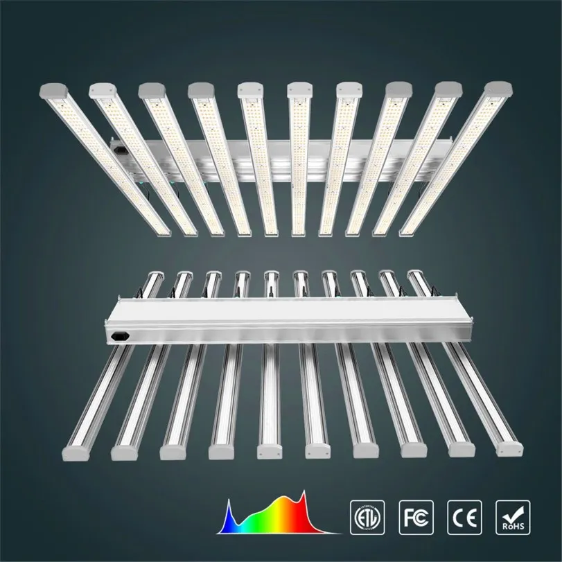 12bars 900w full spectrum Samsung281B led grow lights bars for indoor and bloomevg Hydroponic plants rapidly enter the growth phas244l