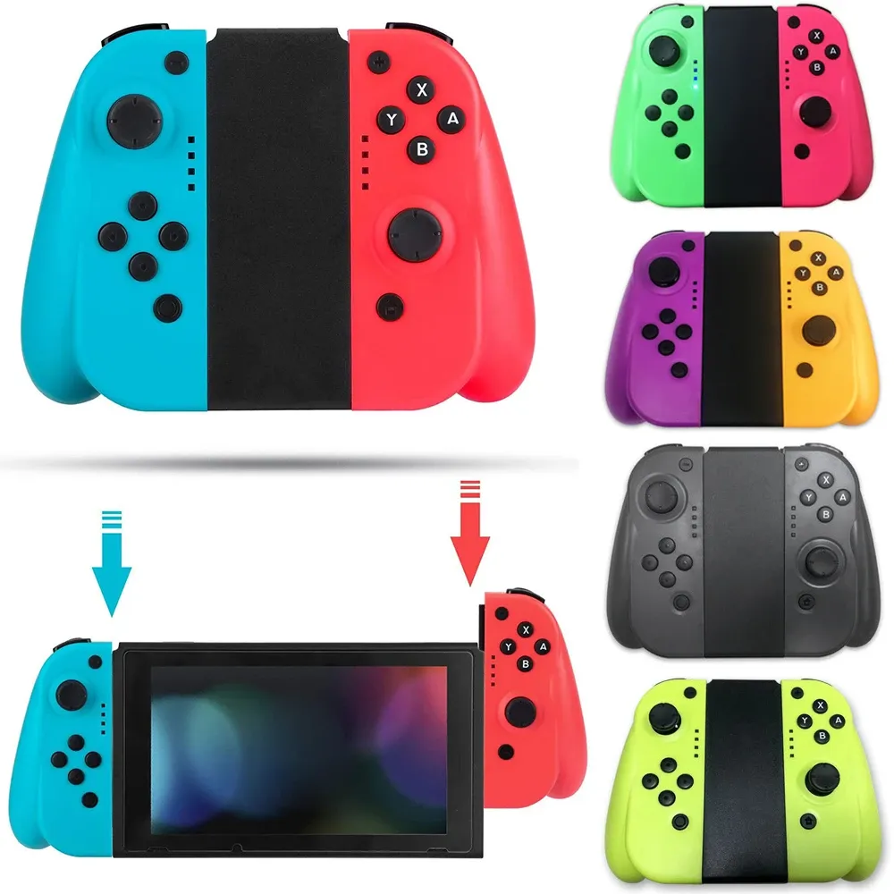 Gamepads oyun anahtarı kablosuz denetleyici sola sağ bluetooth gamepad Nintend switch ns sevinç oyunu Con Con kavrama t13 gamepad