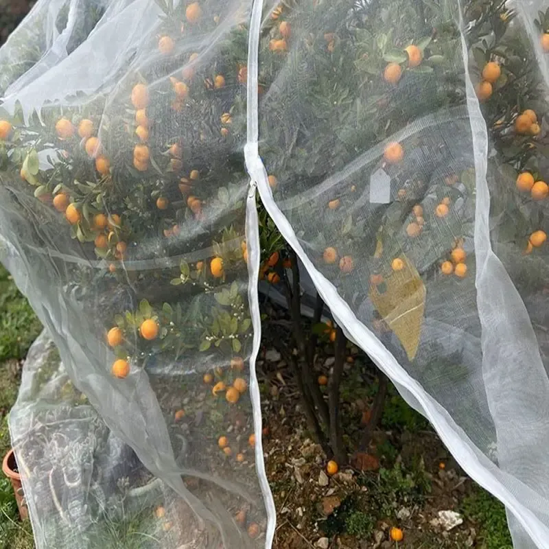 يغطي الثخانة 60mesh جديدة HDPE مزرعة الفاكهة شجرة مضادة للطيور شبكية حديقة الدفيئة النباتات نباتات الحماية