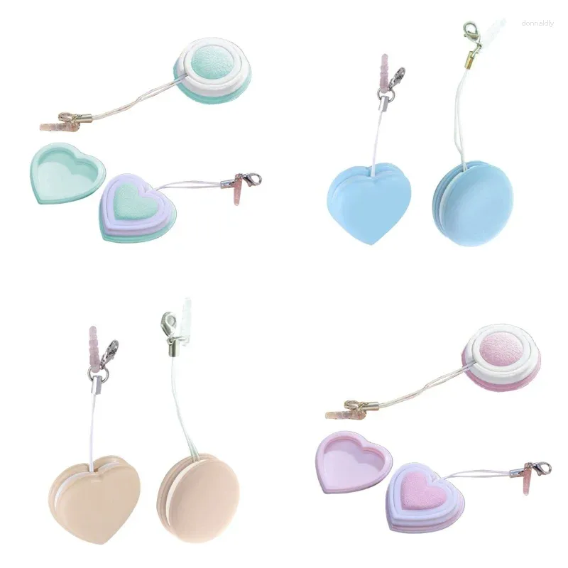 Sleutelhangers Set Van 2 Veelzijdige Scherm Schoonmaken Gereedschappen Zachte Microfiber Doek Voor Telefoon Doeken Macaron Telefoons Strings Dropship