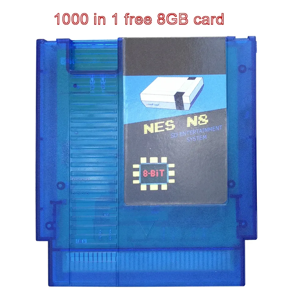 Deal NES N8 Game Card Retro Game Collection China Version Lämplig för Ever Drive NES Host Present Memory Card