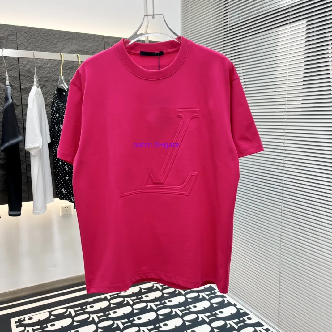 24FWAOP Camiseta de diseñador Suéter de punto Máquina de tejer Squard e Detalle JNLARGED personalizado Cuello redondo Algodón Proceso cóncavo y convexo 566