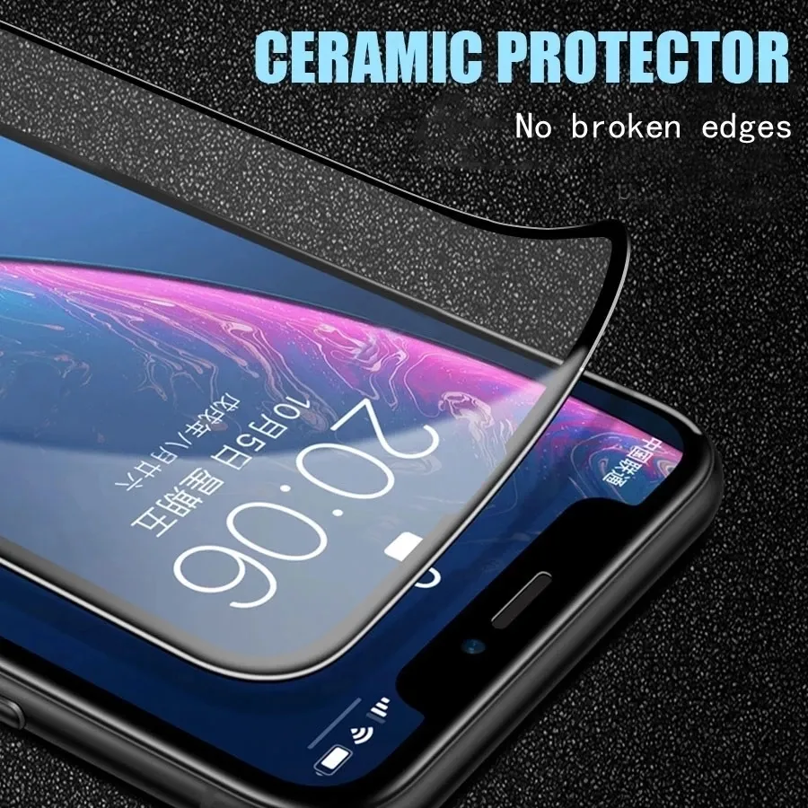 9D Soft Ceramic Film for Samsung S21 Ultra S22 Plus S20 FE S10 Full Cover HD Screen Protectors for Galaxy Note 20 Ultra