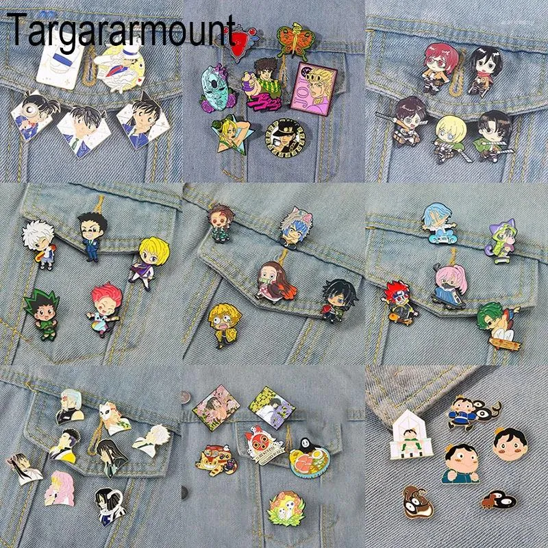 Brooches Anime Collection Enamel Pins Set Custom Cartoon Icon Brooch Lapel Badge Cute Jewelry For Fans