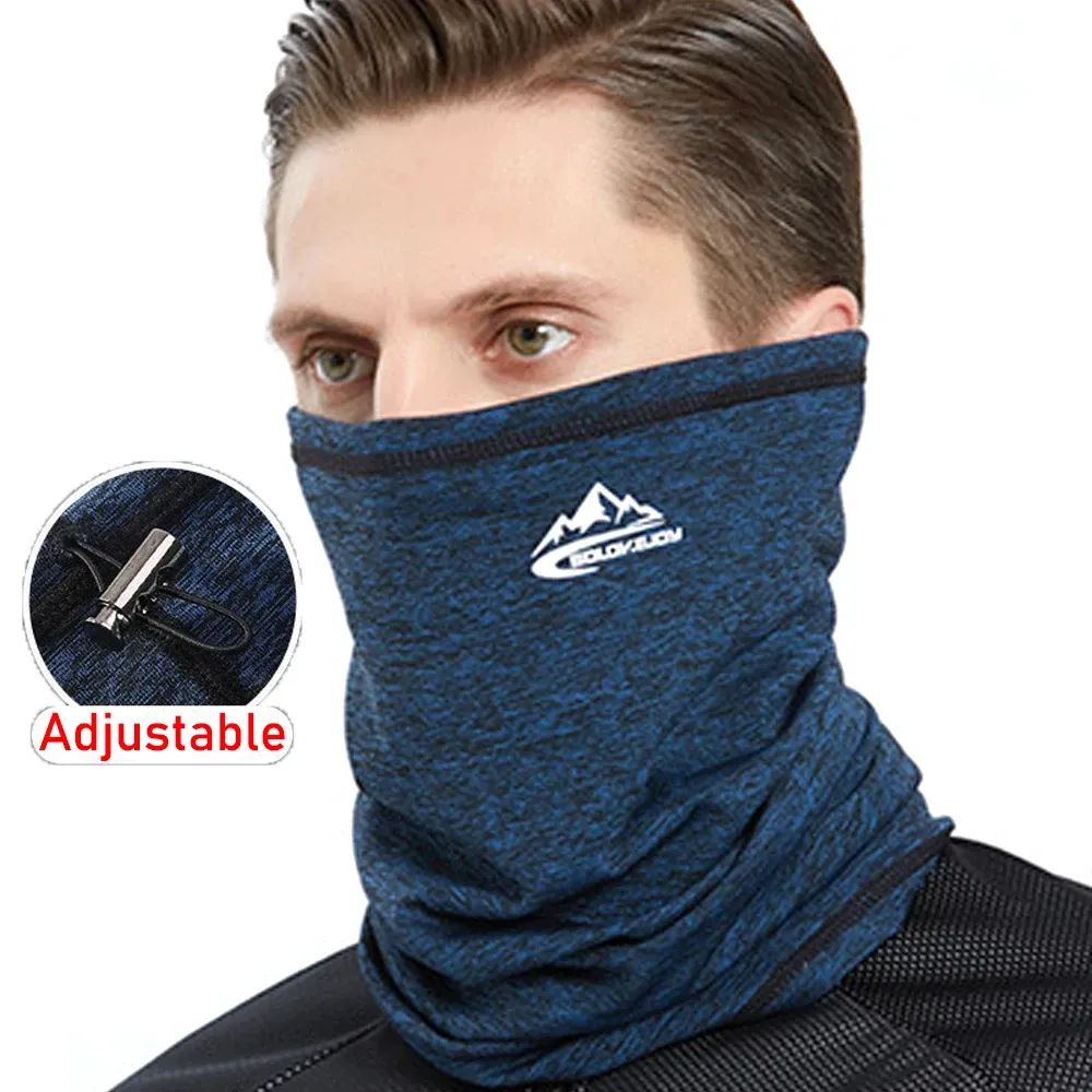 Winter Balaclava Ski Mask Mens Hood Scarf Neck Cover Warmer Tube Gaiter Cycling Hiking Motocycle Bandana Headwear Unisex Outdoor