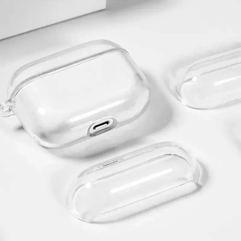 2024 para airpods pro 2 USB-C fones de ouvido acessórios airpods 2 3 gen protetora flip 6 capa sem fio bluetooth fones de ouvido branco pc hard shell protetor de fone de ouvido