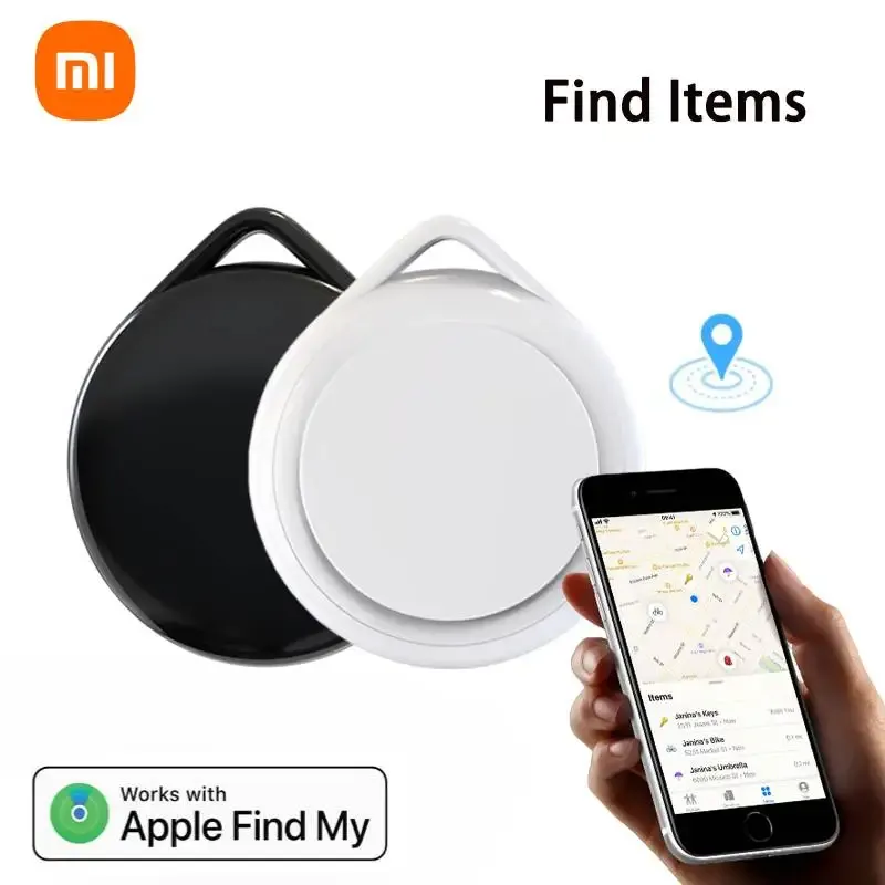 أجهزة التتبع Xiaomi Smart Bluetooth GPS Tracker تعمل مع Find My App My App Lose Devely Device لـ iPhone Tag Locator MFI مصنفة